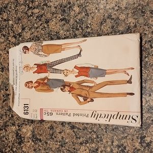 Vintage 1960's Simplicity Pattern #6131
